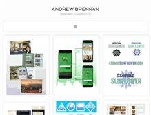 Tablet Screenshot of andrewbrennandesign.com